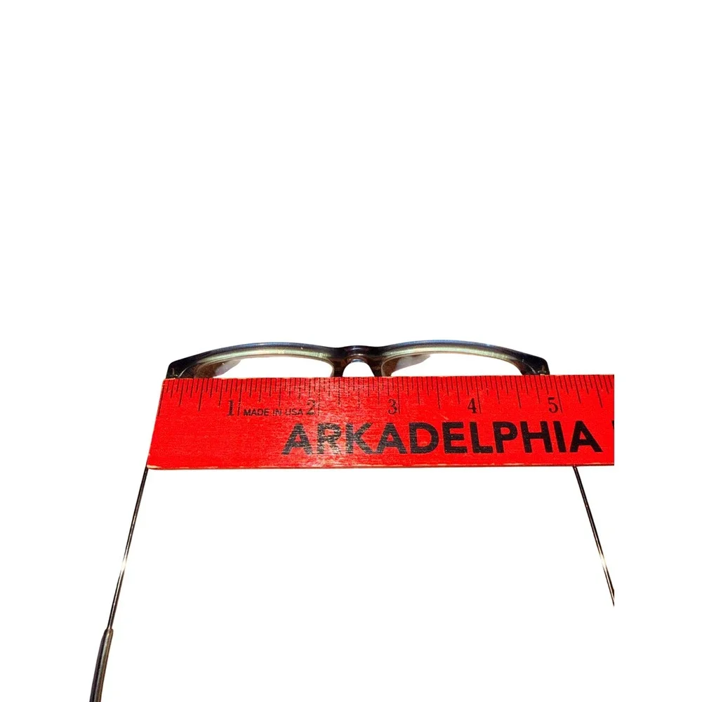 Calvin‎ Klein Womens Teal Blue Eyeglass FRAMES ONLY Metal Temple Frames CK Logo